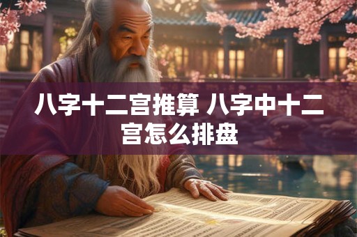 八字十二宫推算 八字中十二宫怎么排盘