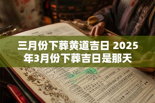 三月份下葬黄道吉日 2025年3月份下葬吉日是那天