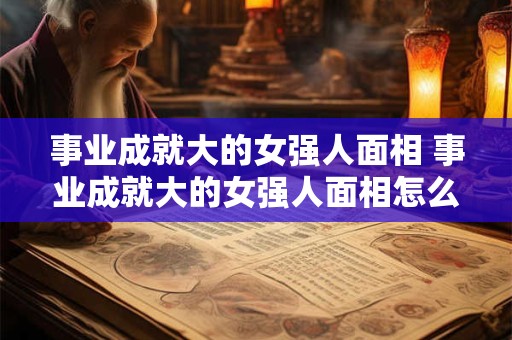 事业成就大的女强人面相 事业成就大的女强人面相怎么样