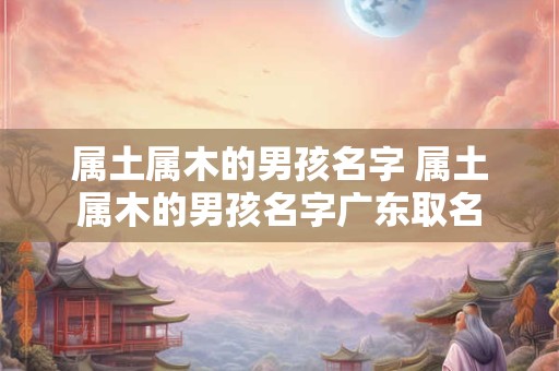 属土属木的男孩名字 属土属木的男孩名字广东取名