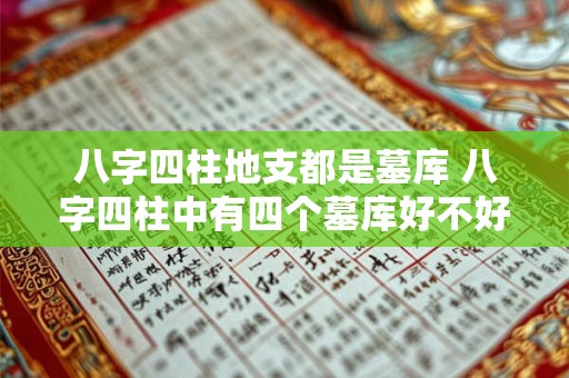 八字四柱地支都是墓库 八字四柱中有四个墓库好不好