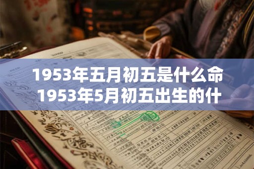 1953年五月初五是什么命 1953年5月初五出生的什么命