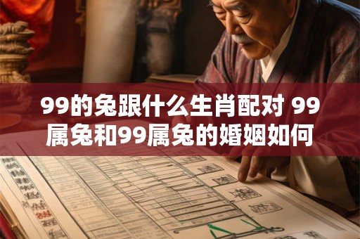 99的兔跟什么生肖配对 99属兔和99属兔的婚姻如何