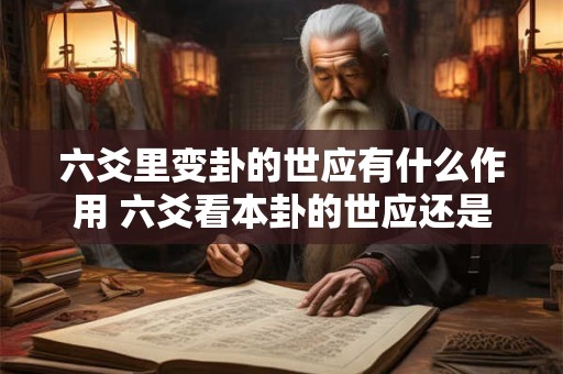 六爻里变卦的世应有什么作用 六爻看本卦的世应还是变卦的世应