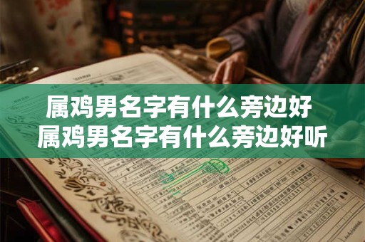 属鸡男名字有什么旁边好 属鸡男名字有什么旁边好听的