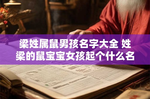 梁姓属鼠男孩名字大全 姓梁的鼠宝宝女孩起个什么名字好