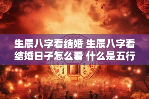 生辰八字看结婚 生辰八字看结婚日子怎么看 什么是五行
