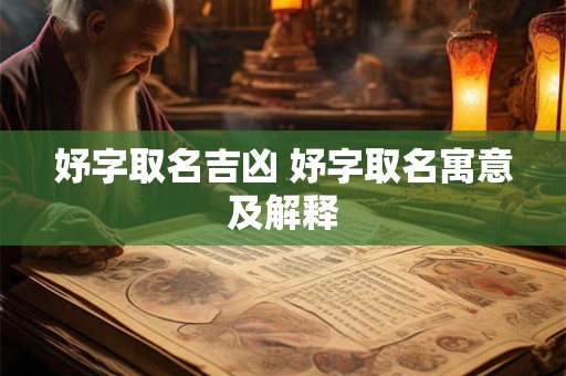 妤字取名吉凶 妤字取名寓意及解释