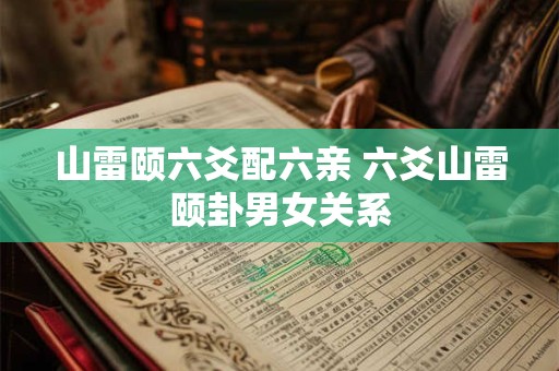 山雷颐六爻配六亲 六爻山雷颐卦男女关系
