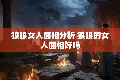 狼眼女人面相分析 狼眼的女人面相好吗