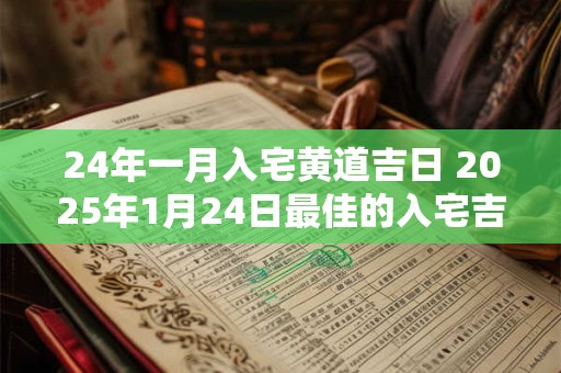 24年一月入宅黄道吉日 2025年1月24日最佳的入宅吉日一览表
