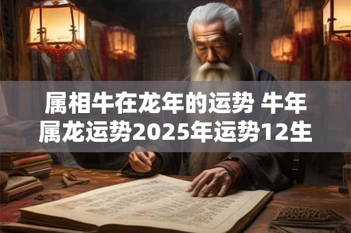属相牛在龙年的运势 牛年属龙运势2025年运势12生肖