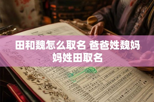 田和魏怎么取名 爸爸姓魏妈妈姓田取名