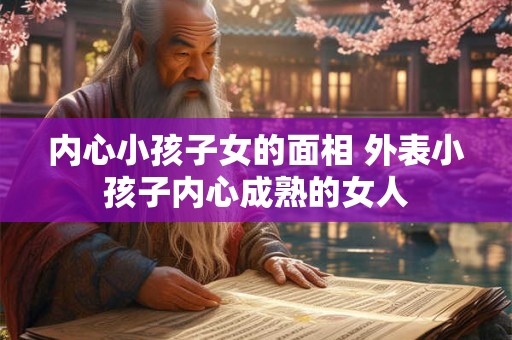 内心小孩子女的面相 外表小孩子内心成熟的女人