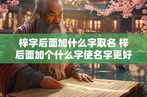 梓字后面加什么字取名 梓后面加个什么字使名字更好听