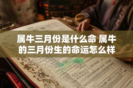 属牛三月份是什么命 属牛的三月份生的命运怎么样
