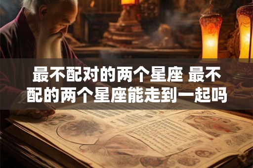 最不配对的两个星座 最不配的两个星座能走到一起吗