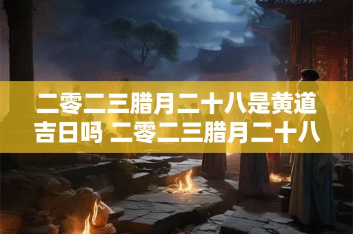 二零二三腊月二十八是黄道吉日吗 二零二三腊月二十八是黄道吉日吗为什么