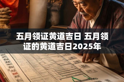 五月领证黄道吉日 五月领证的黄道吉日2025年
