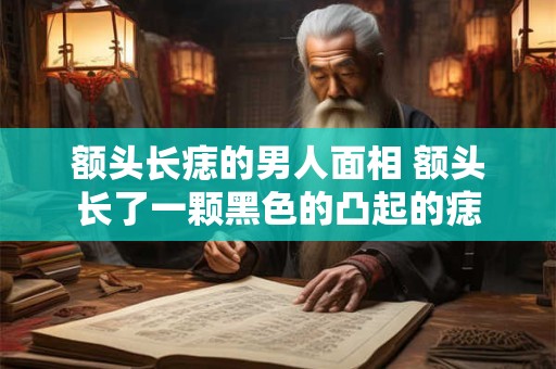 额头长痣的男人面相 额头长了一颗黑色的凸起的痣
