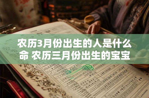 农历3月份出生的人是什么命 农历三月份出生的宝宝是什么星座