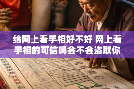 给网上看手相好不好 网上看手相的可信吗会不会盗取你的指纹