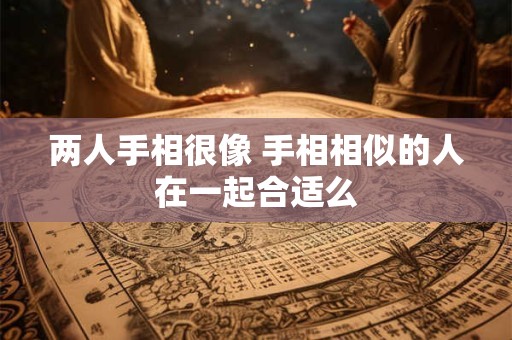 两人手相很像 手相相似的人在一起合适么