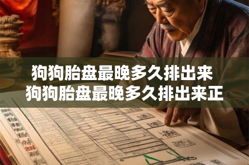 狗狗胎盘最晚多久排出来 狗狗胎盘最晚多久排出来正常