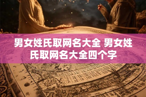 男女姓氏取网名大全 男女姓氏取网名大全四个字