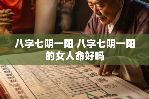 八字七阴一阳 八字七阴一阳的女人命好吗