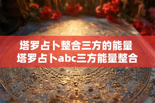 塔罗占卜整合三方的能量 塔罗占卜abc三方能量整合