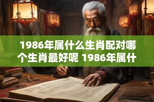 1986年属什么生肖配对哪个生肖最好呢 1986年属什么生肖配对哪个生肖最好呢女孩