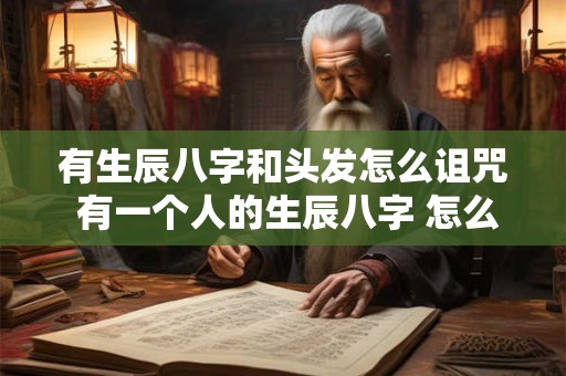 有生辰八字和头发怎么诅咒 有一个人的生辰八字 怎么诅咒他