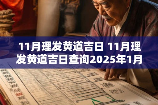 11月理发黄道吉日 11月理发黄道吉日查询2026年1月理发