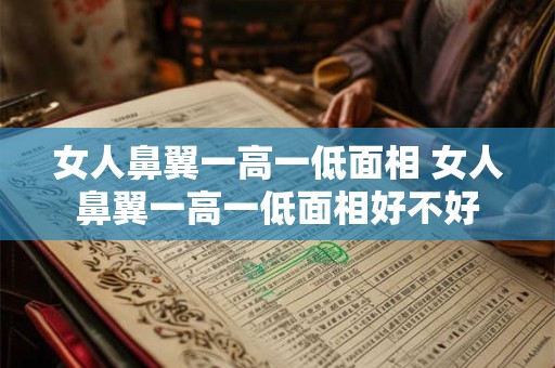 女人鼻翼一高一低面相 女人鼻翼一高一低面相好不好
