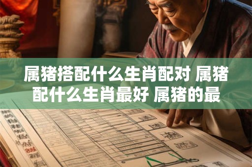 属猪搭配什么生肖配对 属猪配什么生肖最好 属猪的最佳婚配