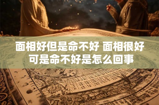 面相好但是命不好 面相很好 可是命不好是怎么回事