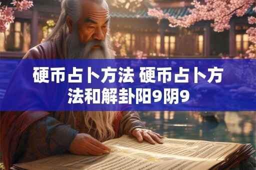 硬币占卜方法 硬币占卜方法和解卦阳9阴9