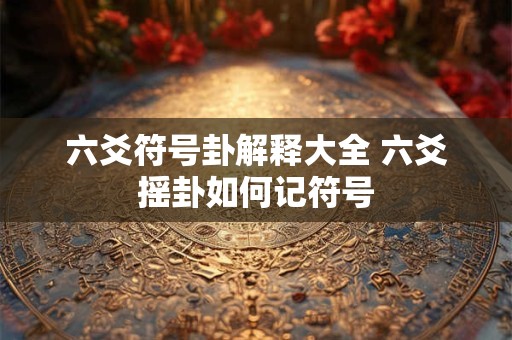 六爻符号卦解释大全 六爻摇卦如何记符号