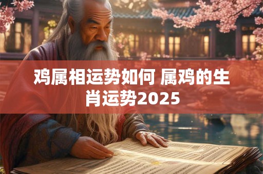鸡属相运势如何 属鸡的生肖运势2025