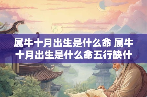 属牛十月出生是什么命 属牛十月出生是什么命五行缺什么呢