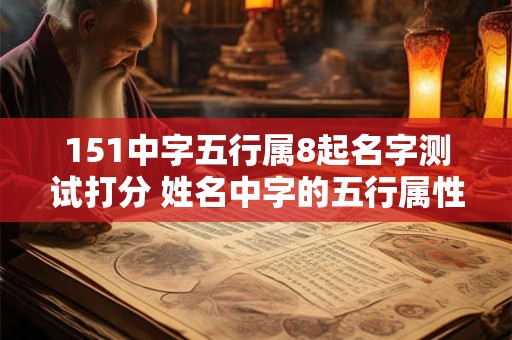 151中字五行属8起名字测试打分 姓名中字的五行属性怎么确定