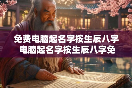 免费电脑起名字按生辰八字 电脑起名字按生辰八字免费八字看五行