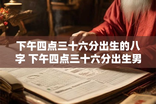 下午四点三十六分出生的八字 下午四点三十六分出生男孩五星缺什么