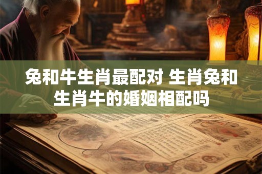 兔和牛生肖最配对 生肖兔和生肖牛的婚姻相配吗