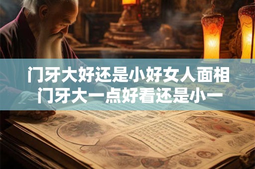 门牙大好还是小好女人面相 门牙大一点好看还是小一点好看