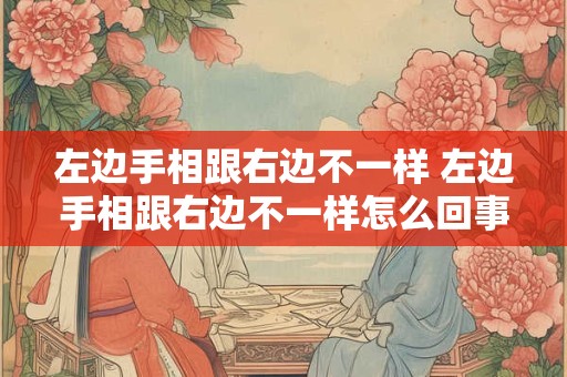 左边手相跟右边不一样 左边手相跟右边不一样怎么回事