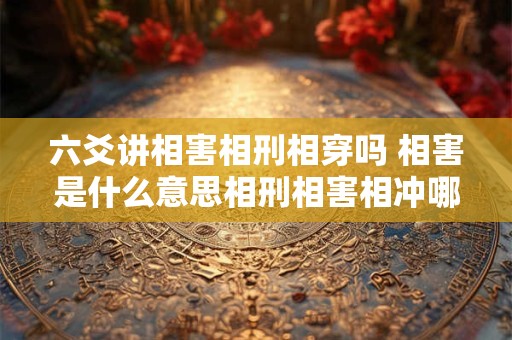 六爻讲相害相刑相穿吗 相害是什么意思相刑相害相冲哪个严重