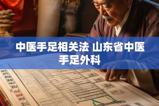 中医手足相关法 山东省中医手足外科