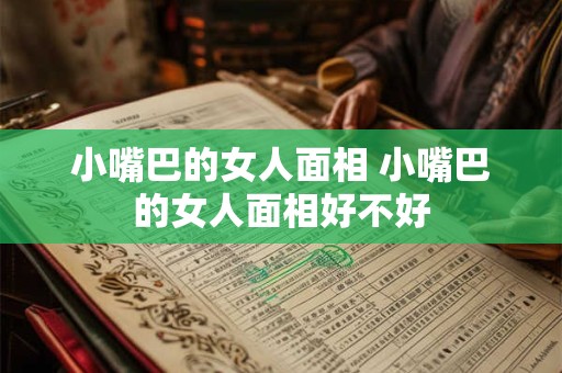 小嘴巴的女人面相 小嘴巴的女人面相好不好